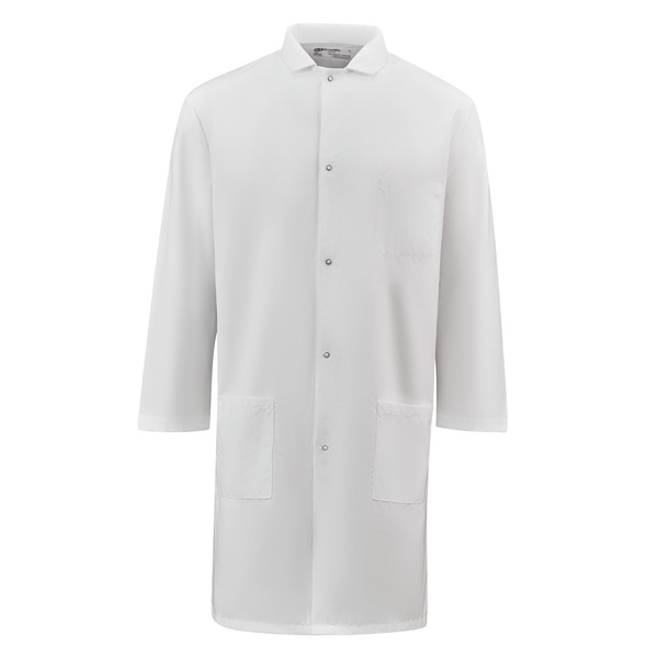 Polyester Butcher Coat with Pockets - Front